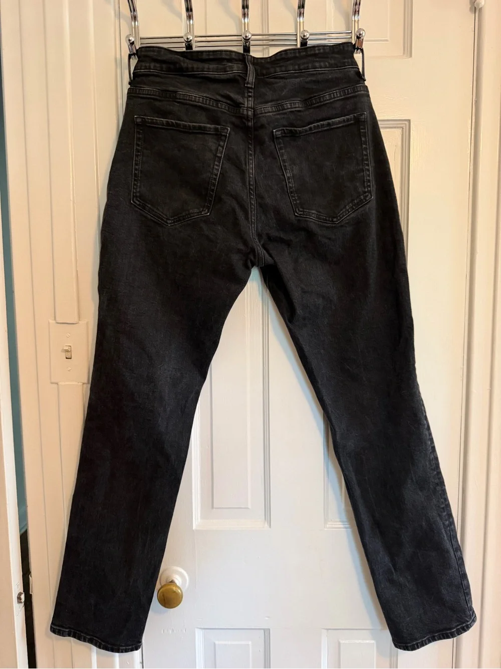 Quince Men’s Warren Stretch Athletic Taper Jeans – Black – 32x32
